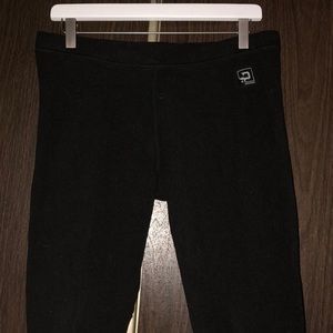 Black Fleece Elastic Jogger Pant